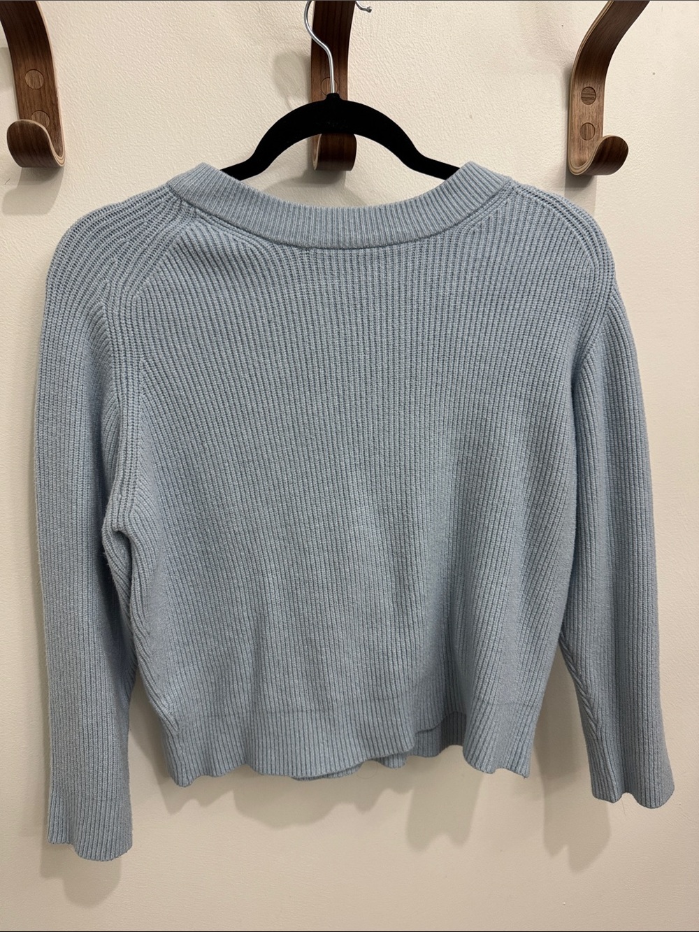Target Light Blue Ribbed Crewneck Sweater